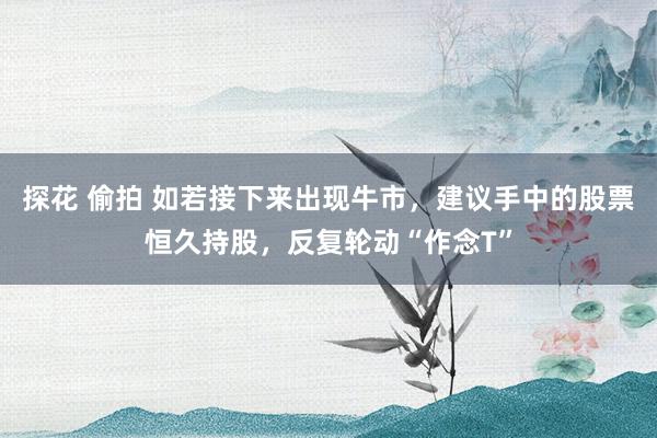 探花 偷拍 如若接下来出现牛市，建议手中的股票恒久持股，反复轮动“作念T”