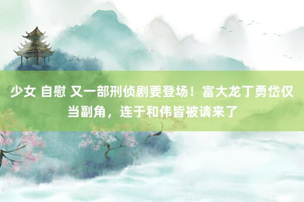 少女 自慰 又一部刑侦剧要登场！富大龙丁勇岱仅当副角，连于和伟皆被请来了