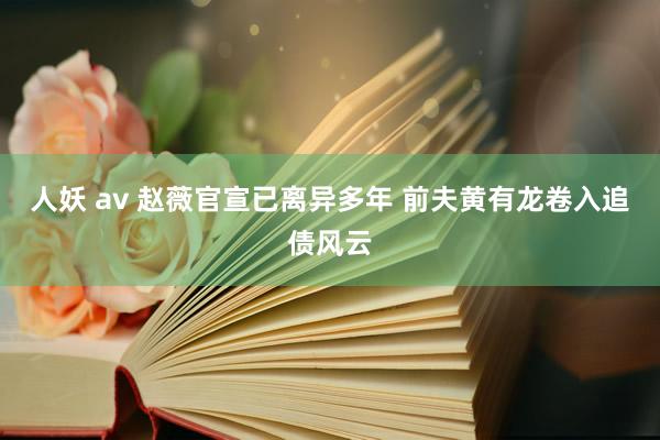 人妖 av 赵薇官宣已离异多年 前夫黄有龙卷入追债风云