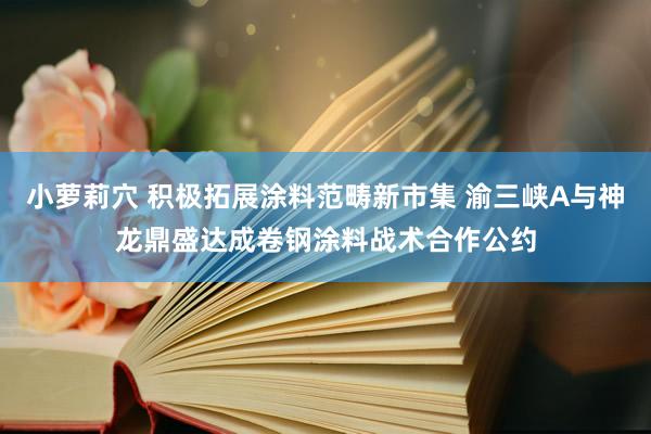 小萝莉穴 积极拓展涂料范畴新市集 渝三峡A与神龙鼎盛达成卷钢涂料战术合作公约